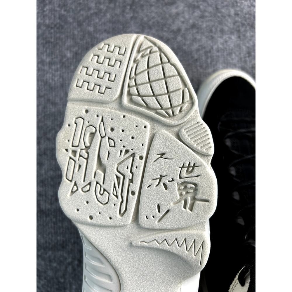 Nike Air Jordan 9 Retro City Of Flight Black White Gold GS Size 6Y W7 - Picture 10 of 12